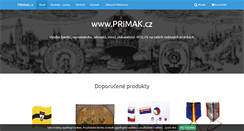 Desktop Screenshot of primak.cz